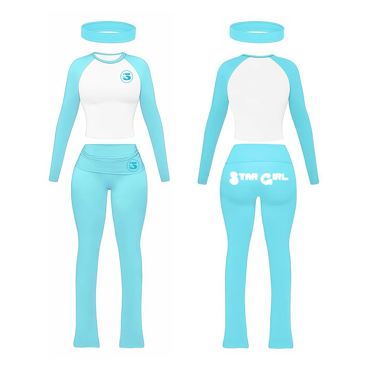 Blue Long Sleeve Set