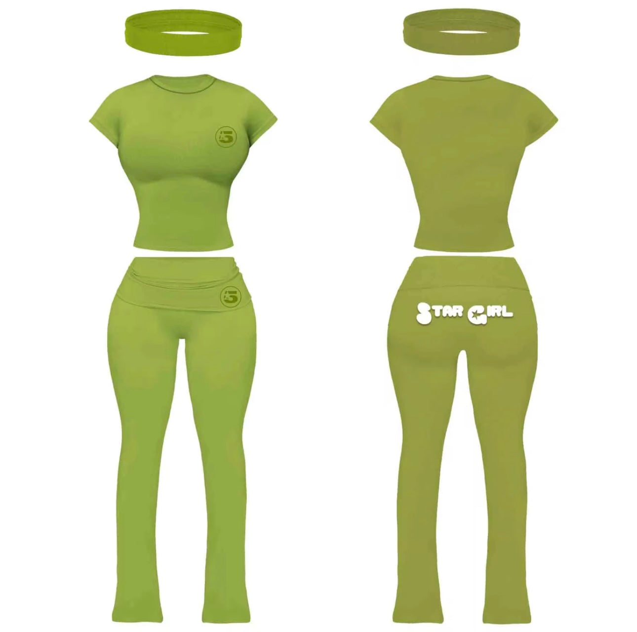Olive Flare Set